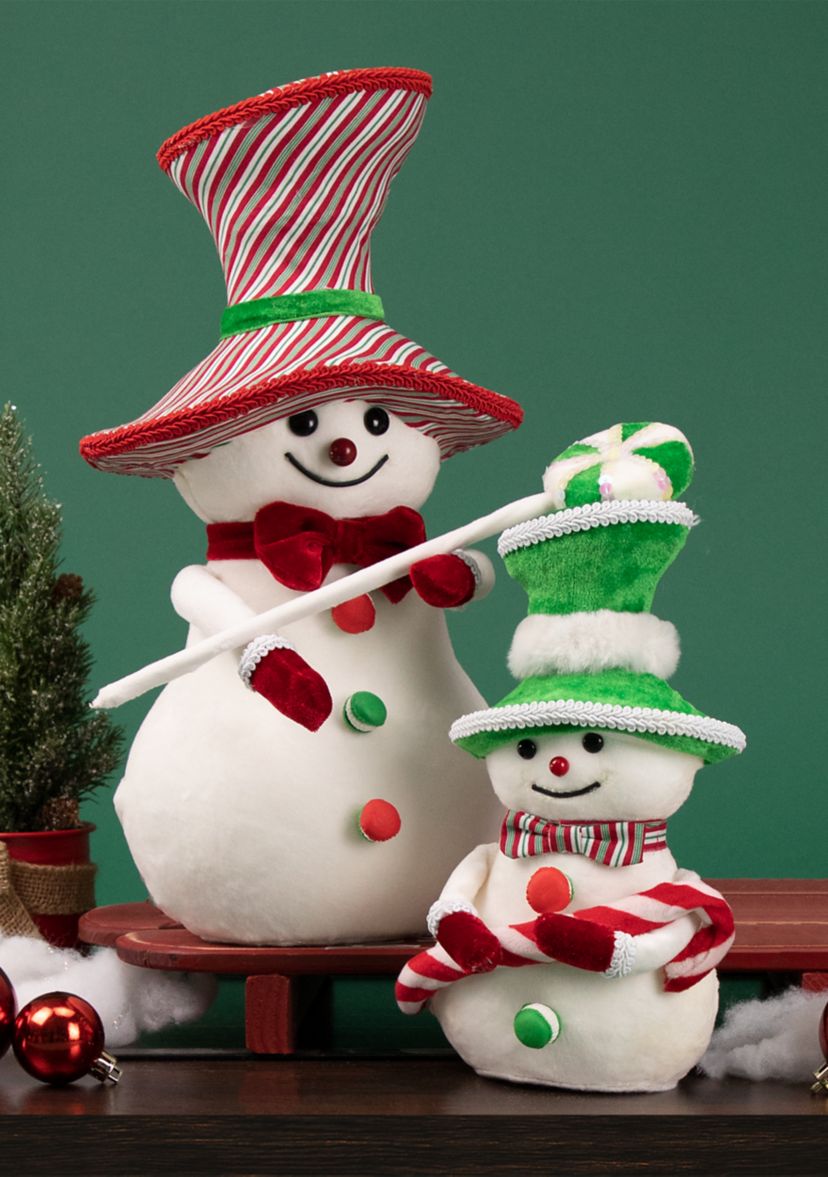 15Inch Snowman with Lollipop Christmas Decoration