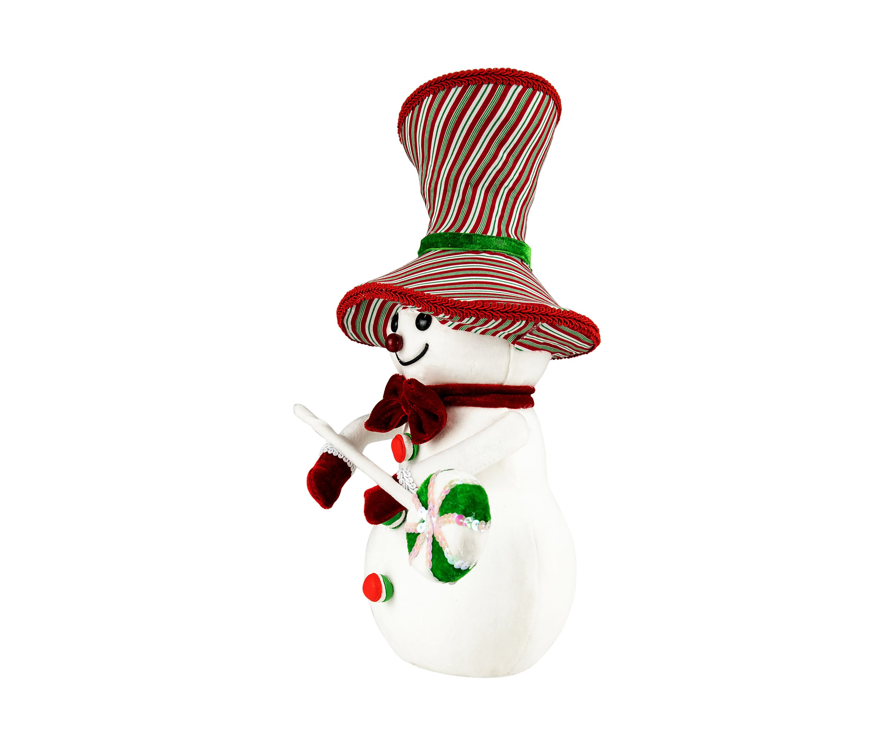 15Inch Snowman with Lollipop Christmas Decoration