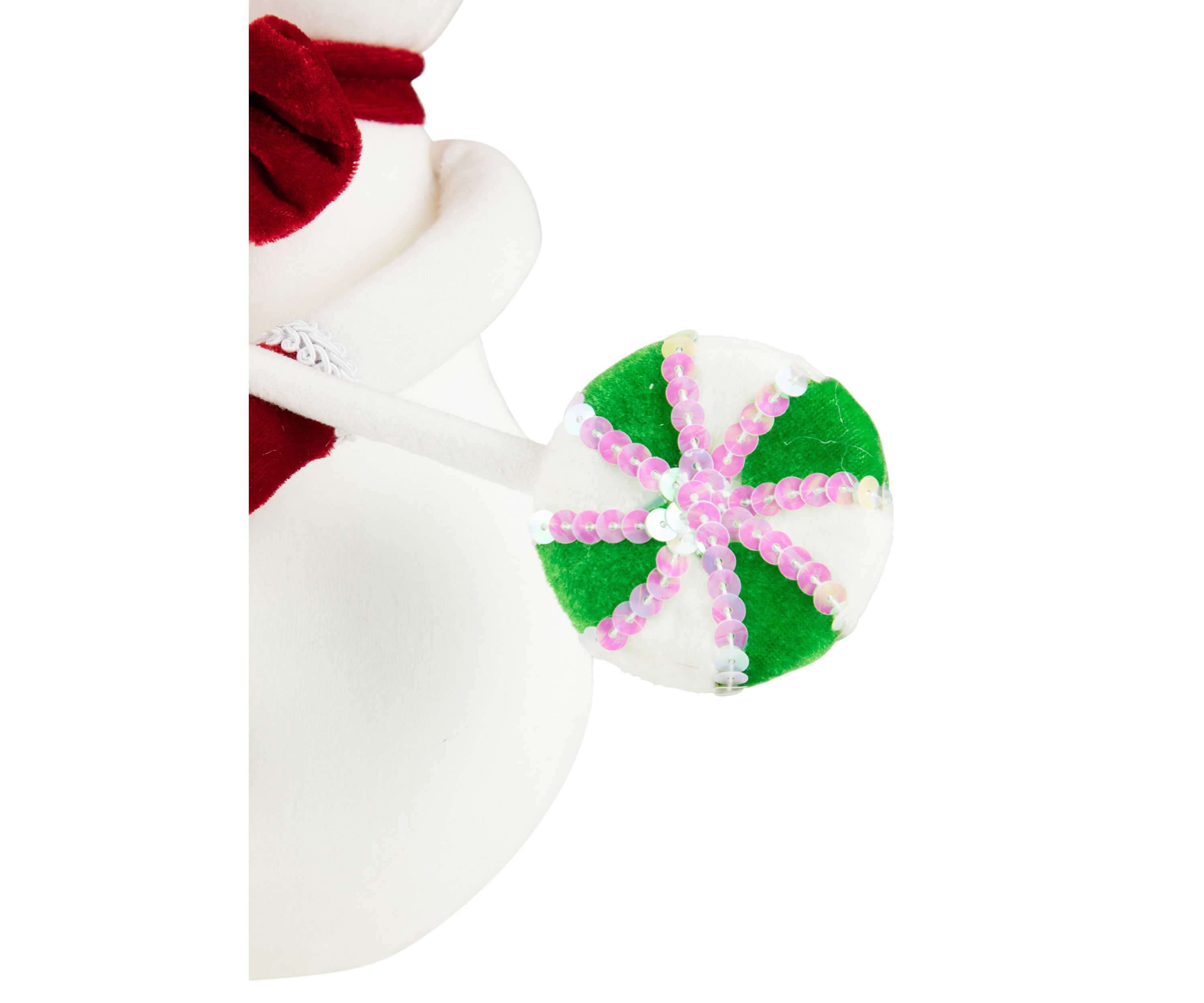 15Inch Snowman with Lollipop Christmas Decoration