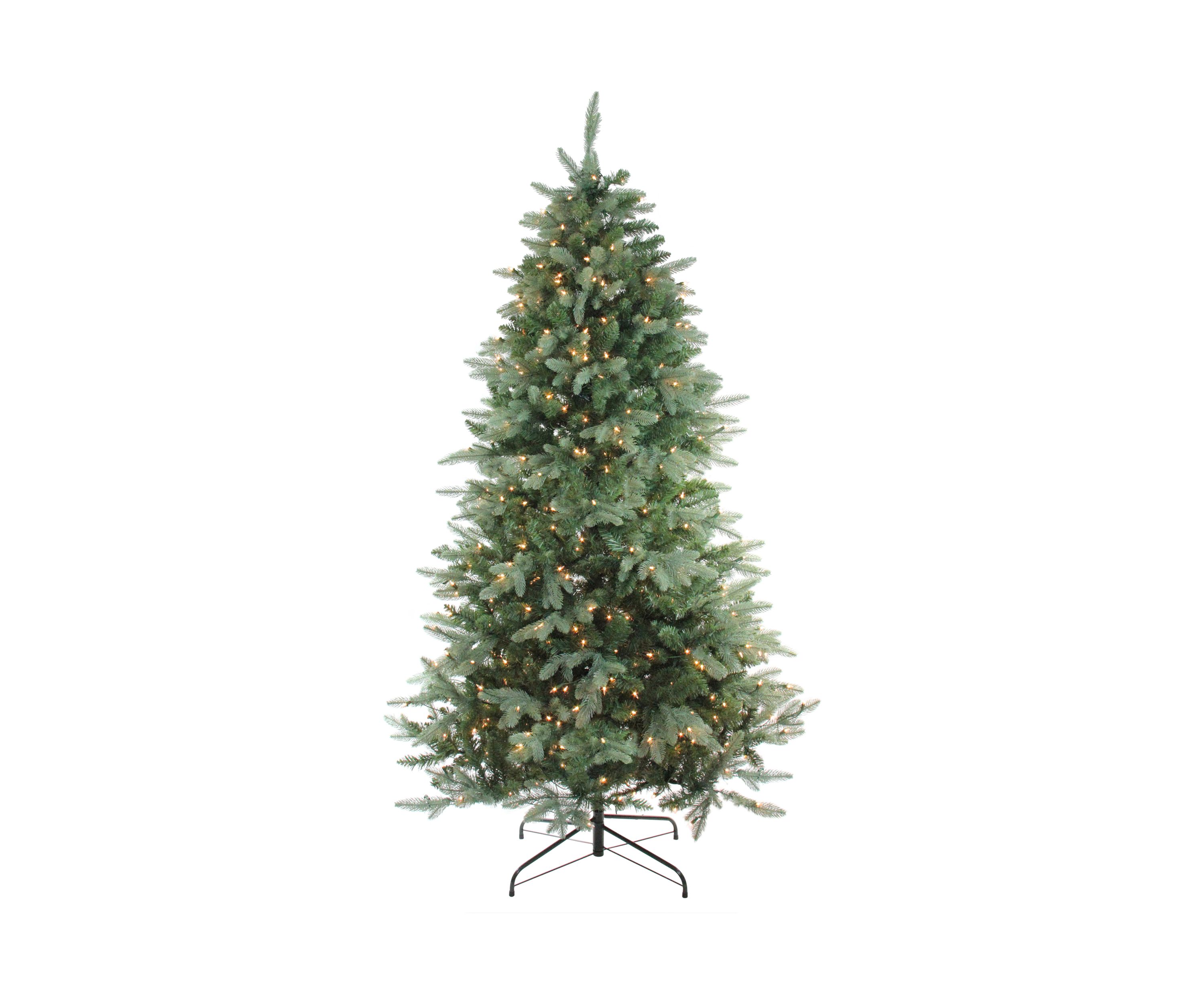 9 Pre-Lit Granville Fraser Fir Artificial Christmas Tree  Clear Lights