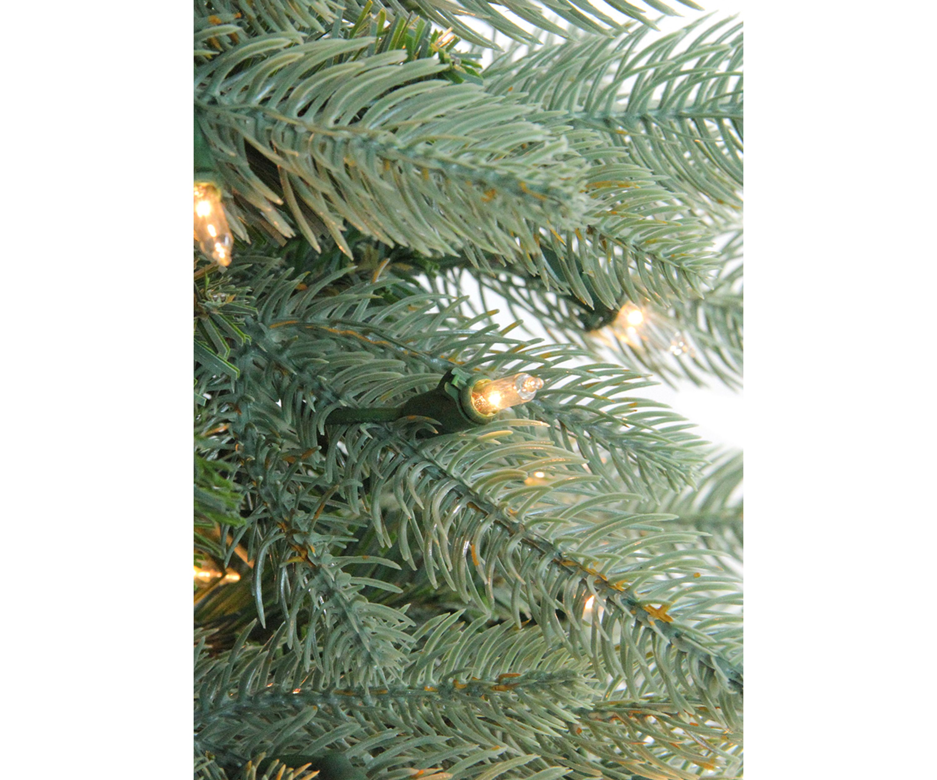 9 Pre-Lit Granville Fraser Fir Artificial Christmas Tree  Clear Lights