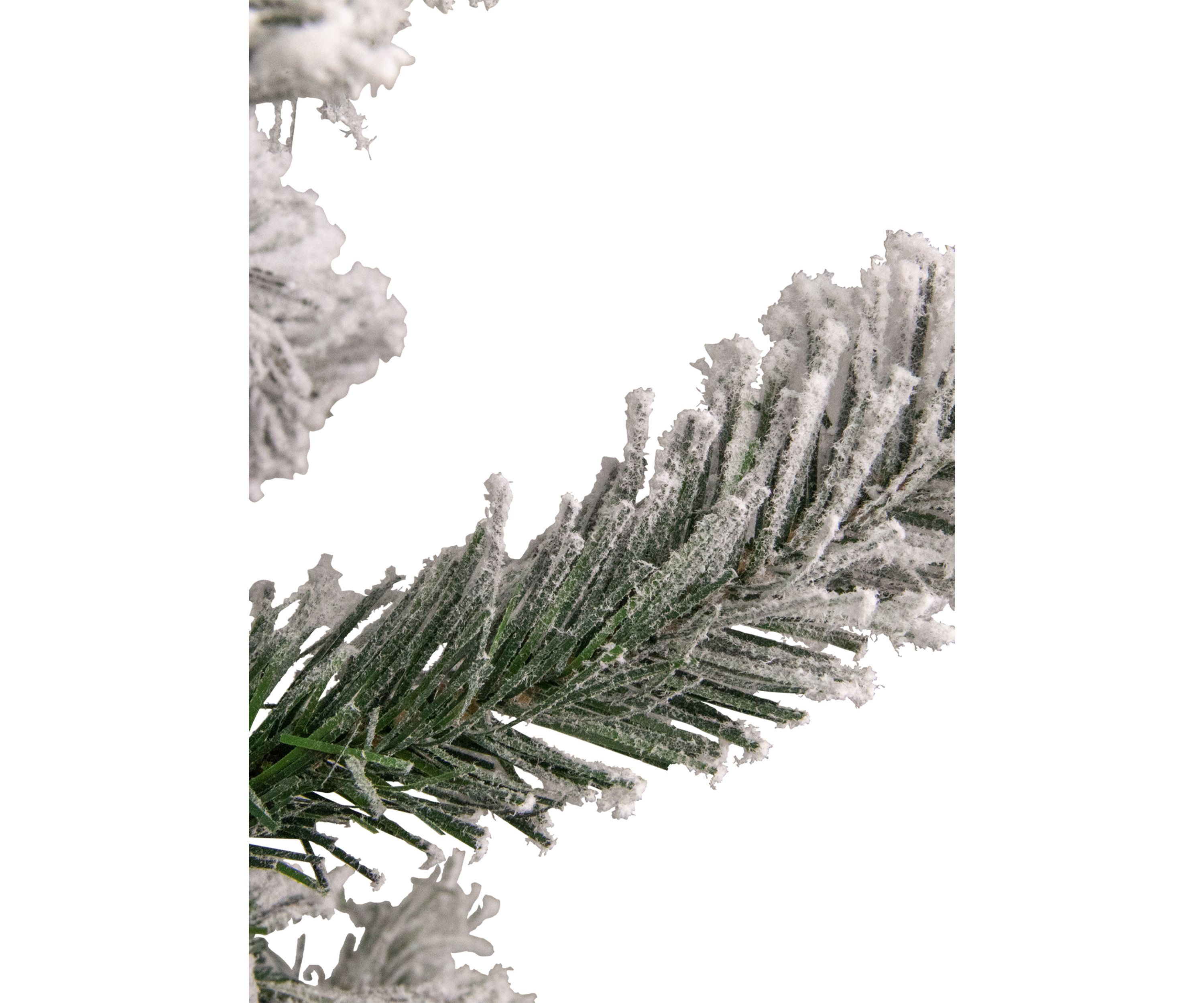 6.5 Heavily Flocked Madison Pine Artificial Christmas Tree  Unlit