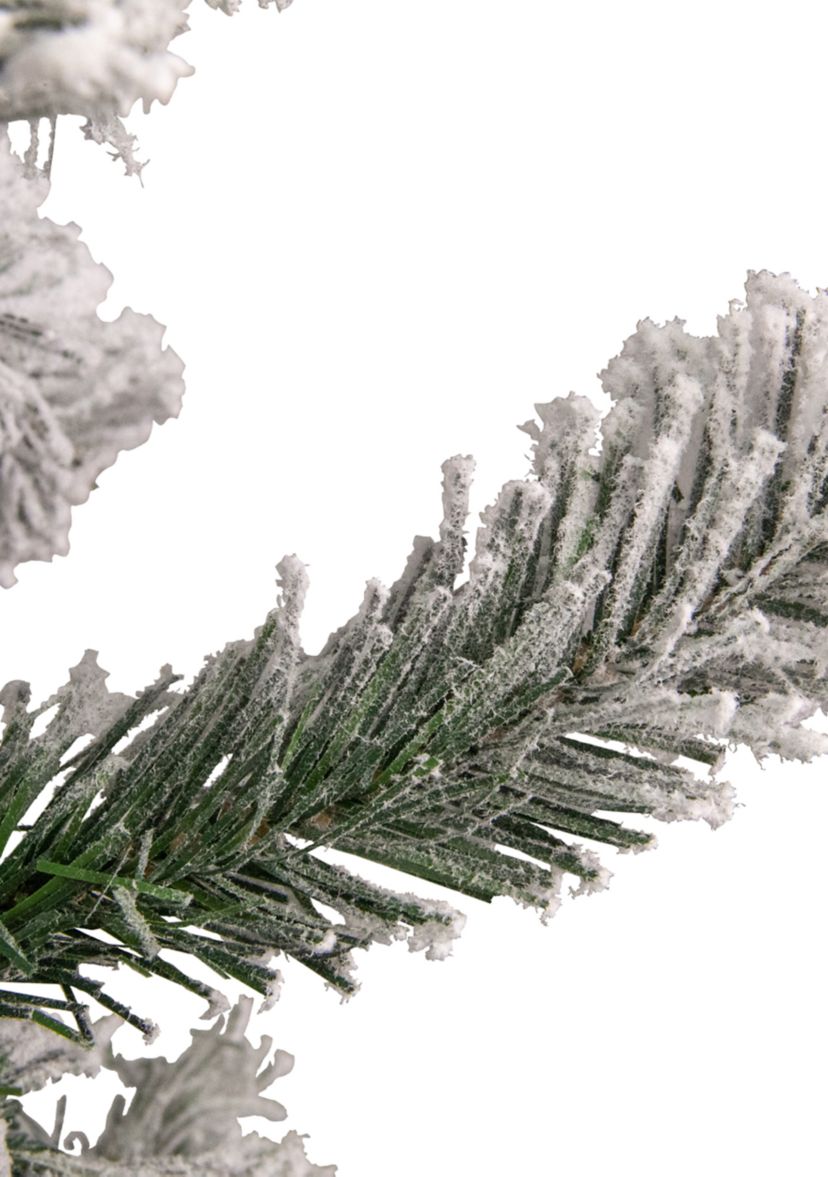 6.5 Heavily Flocked Madison Pine Artificial Christmas Tree  Unlit