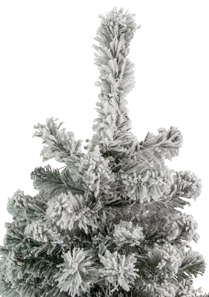 6.5 Heavily Flocked Madison Pine Artificial Christmas Tree  Unlit