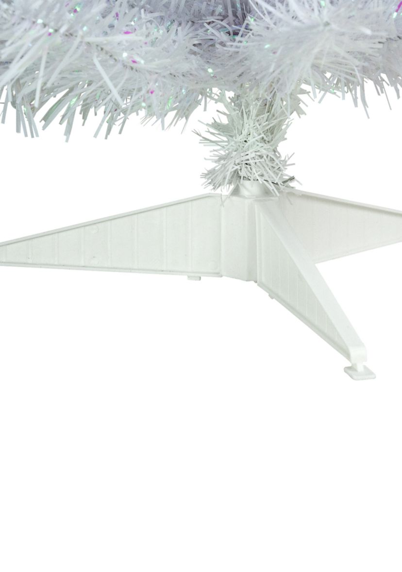 3 Pre-lit Rockport White Pine Artificial Christmas Tree  Clear Lights