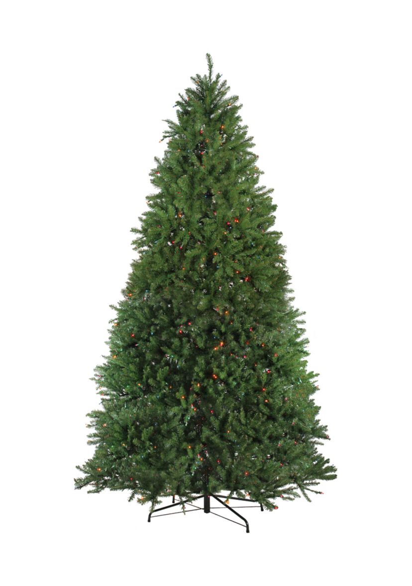 9 Pre-Lit Rockwood Pine Artificial Christmas Tree  Multi Lights