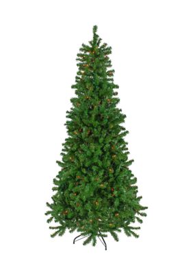 Northlight 7' Pre-Lit Norfolk Spruce Artificial Christmas Tree Multi Lights, Green -  0191296929943