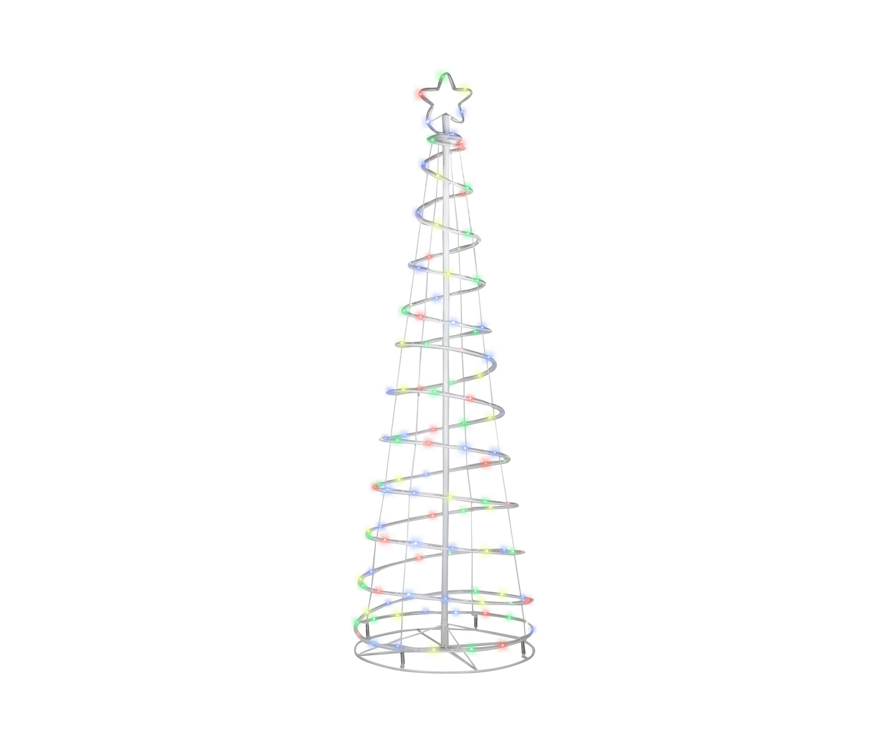 6 LED Color Changing Multiple Function Outdoor Spiral Christmas Tree