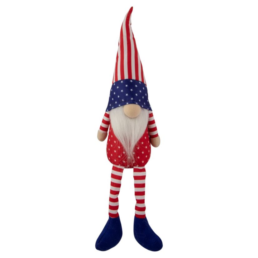 Stars and Stripes Patriotic Gnome Boy - 17.75"