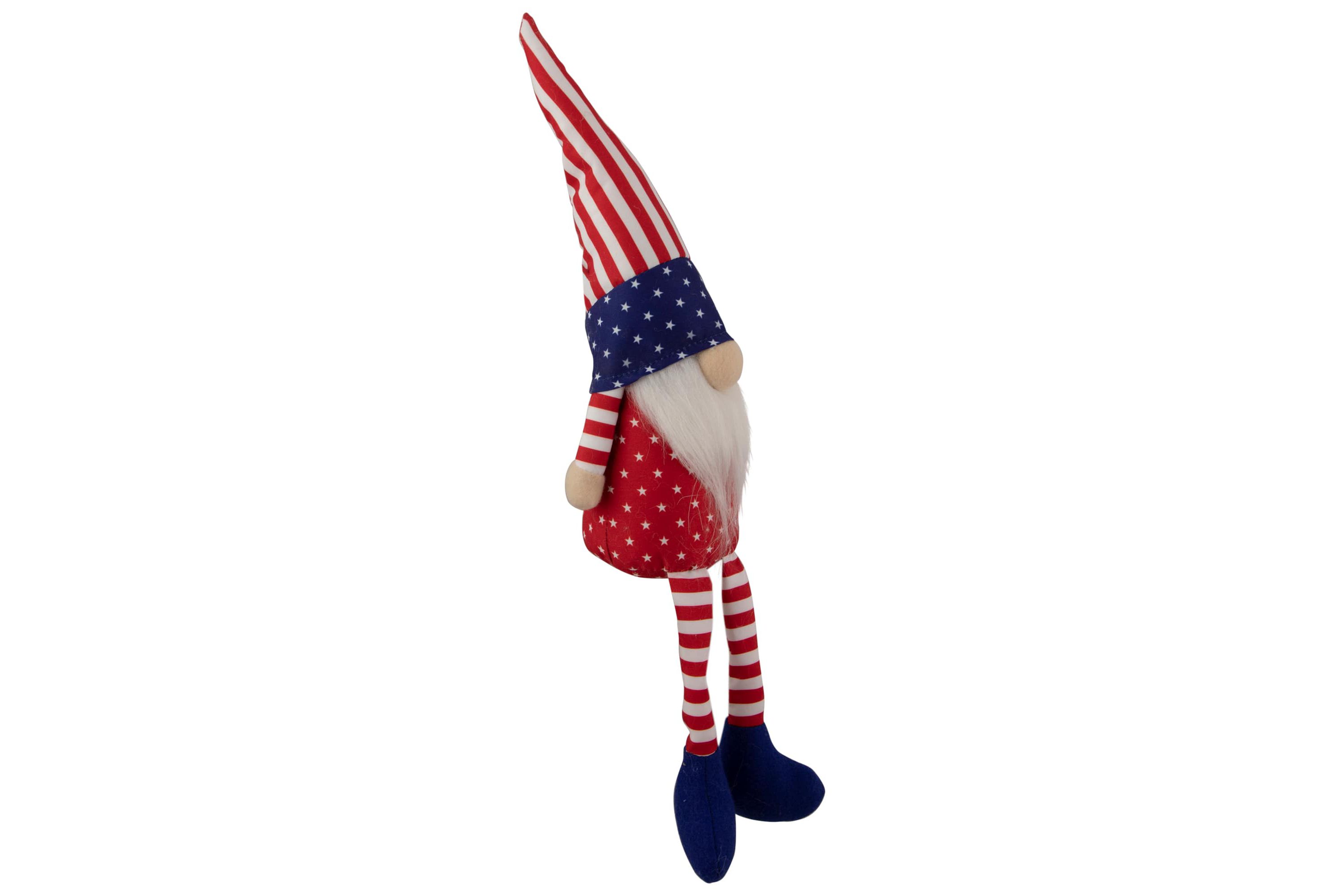 Stars and Stripes Patriotic Gnome Boy - 17.75"