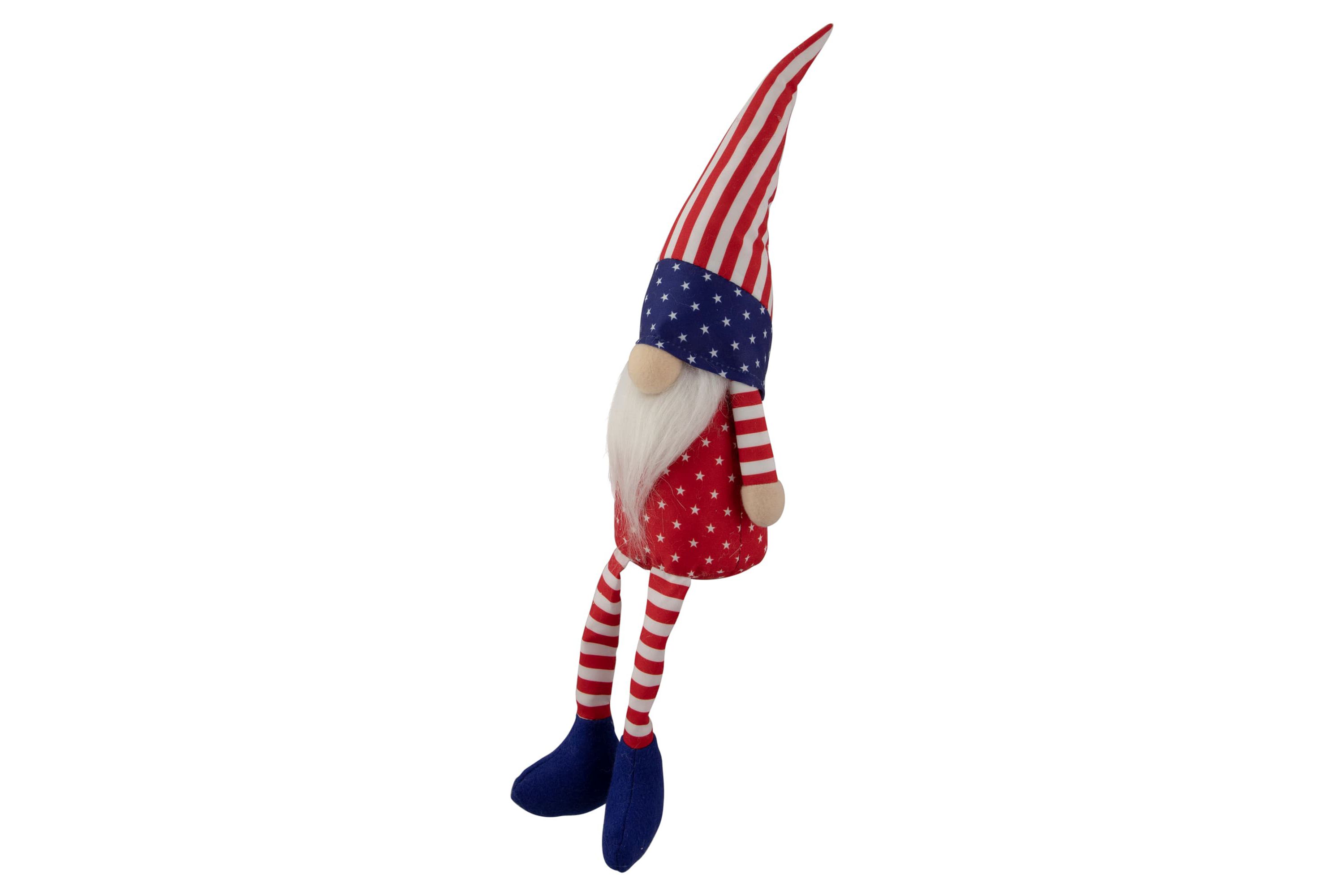 Stars and Stripes Patriotic Gnome Boy - 17.75"