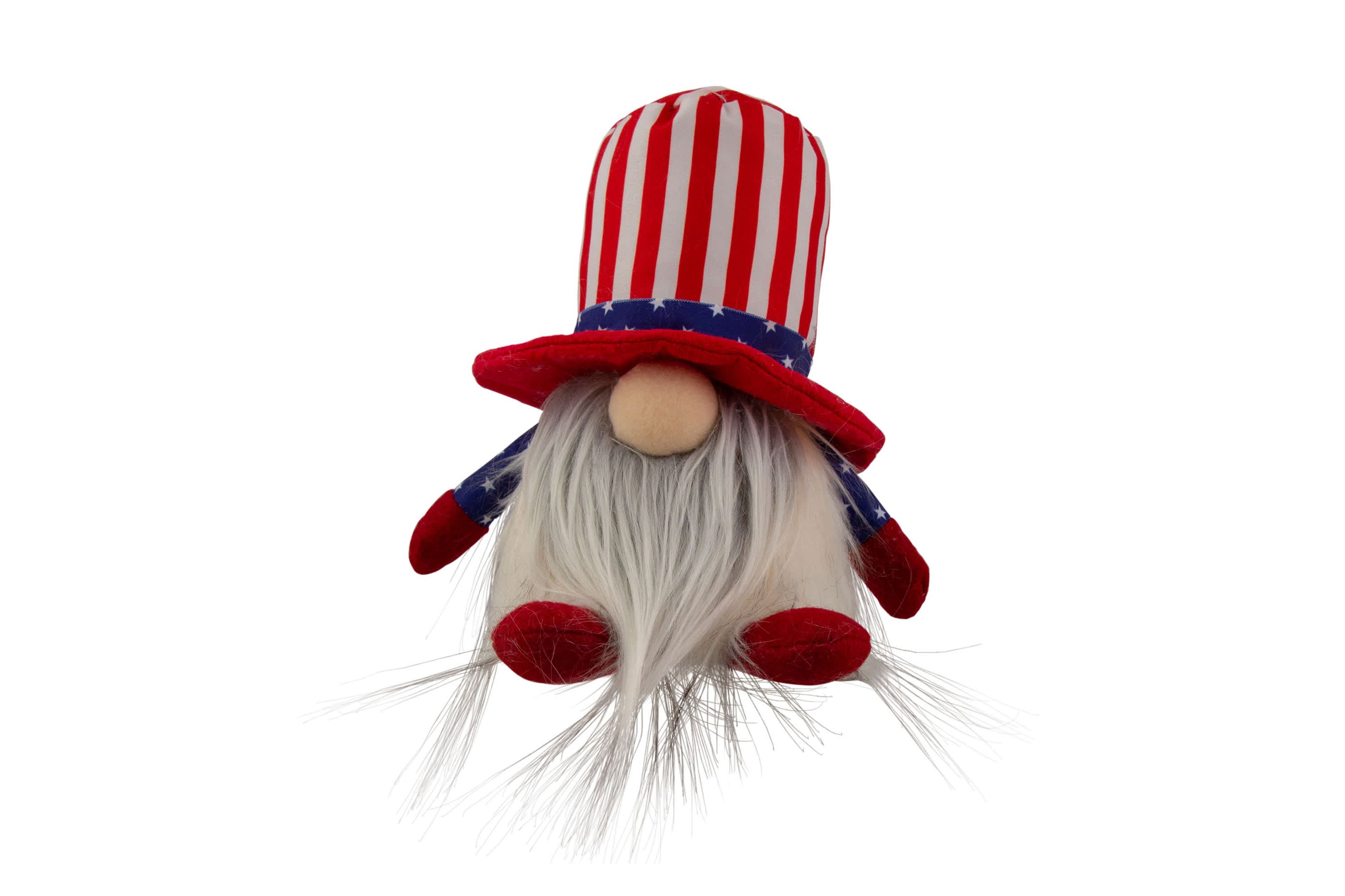 Lighted Americana Boy Patriotic Gnome - 6.75"