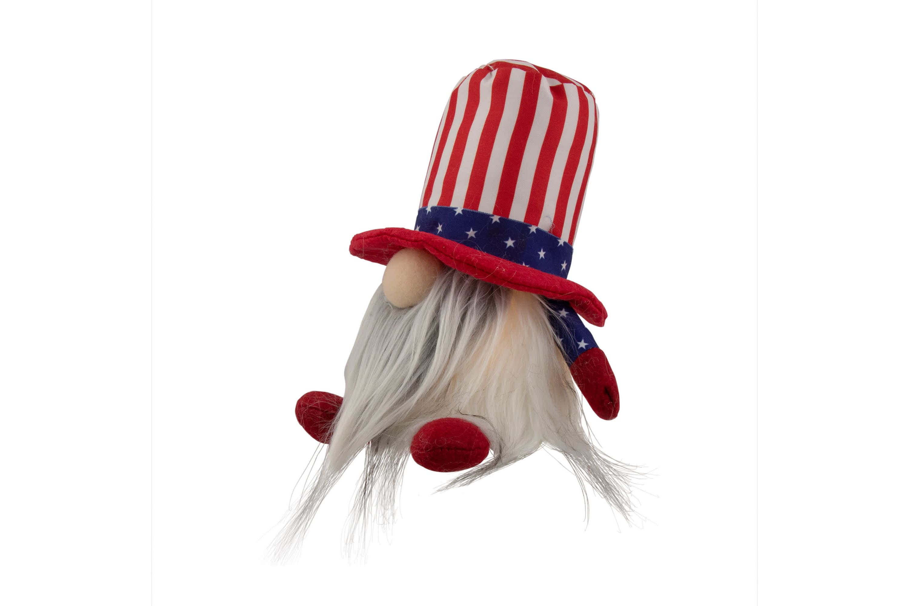 Lighted Americana Boy Patriotic Gnome - 6.75"
