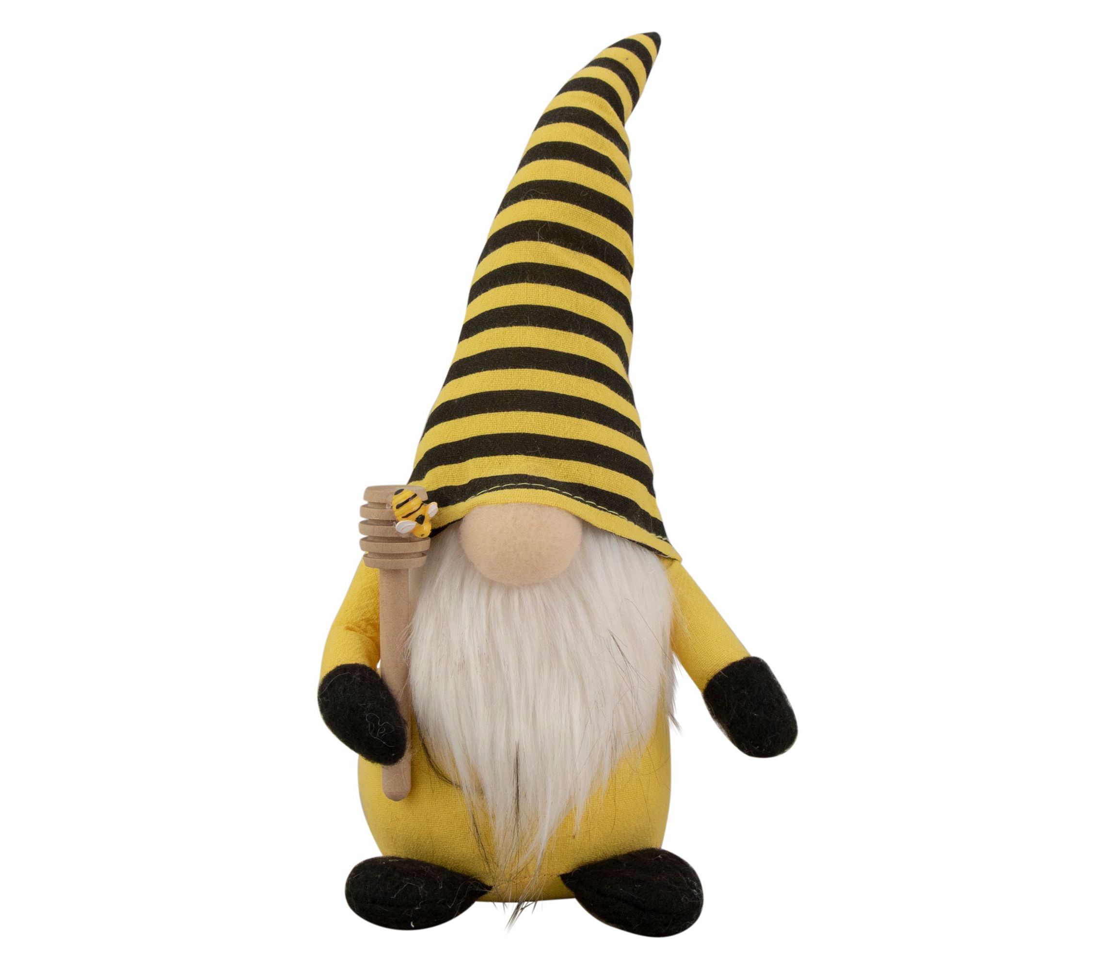 10" Yellow and Black Bumblebee Springtime Gnome