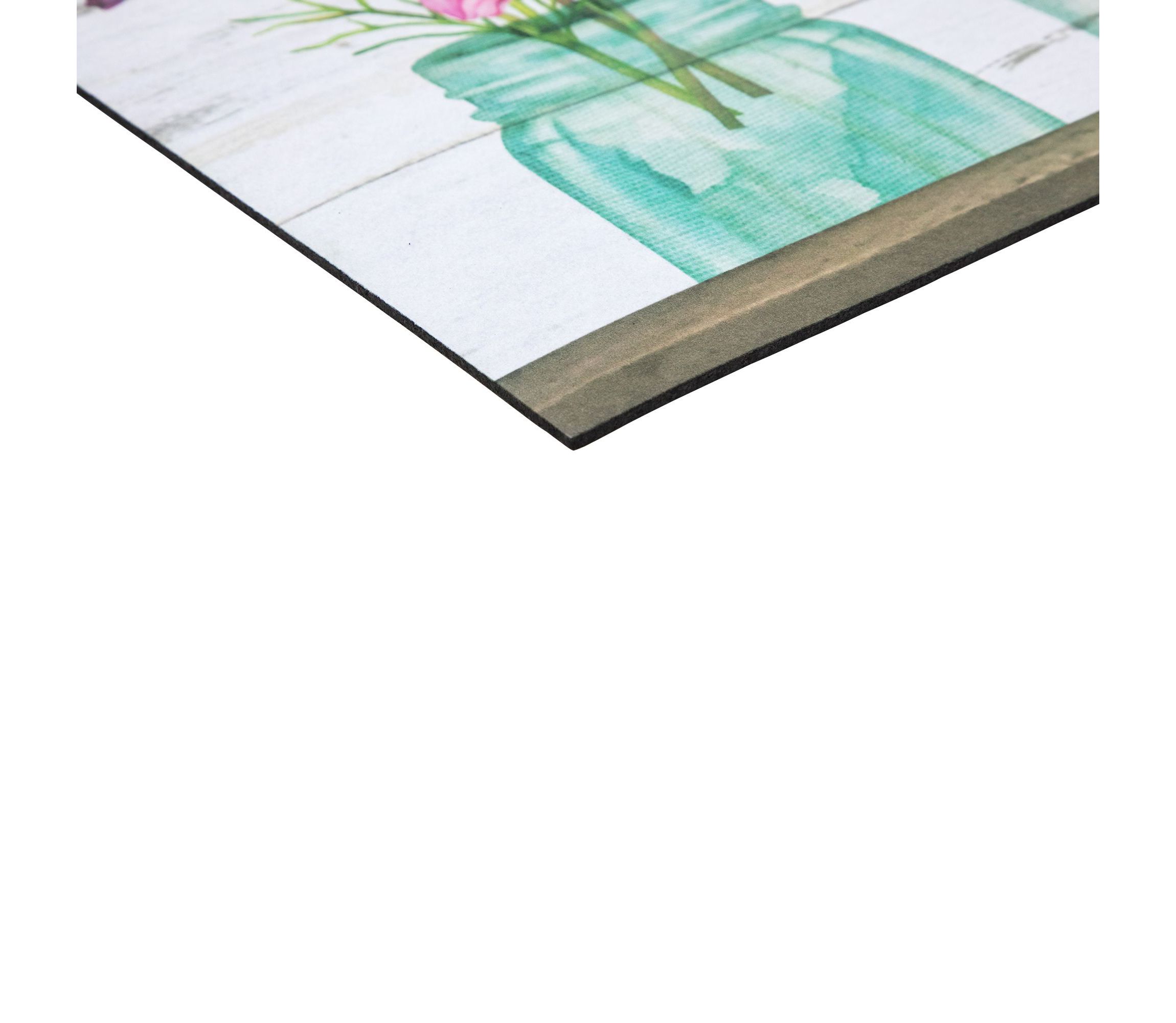 Welcome Friends Spring Bouquet Doormat 18" x 30"