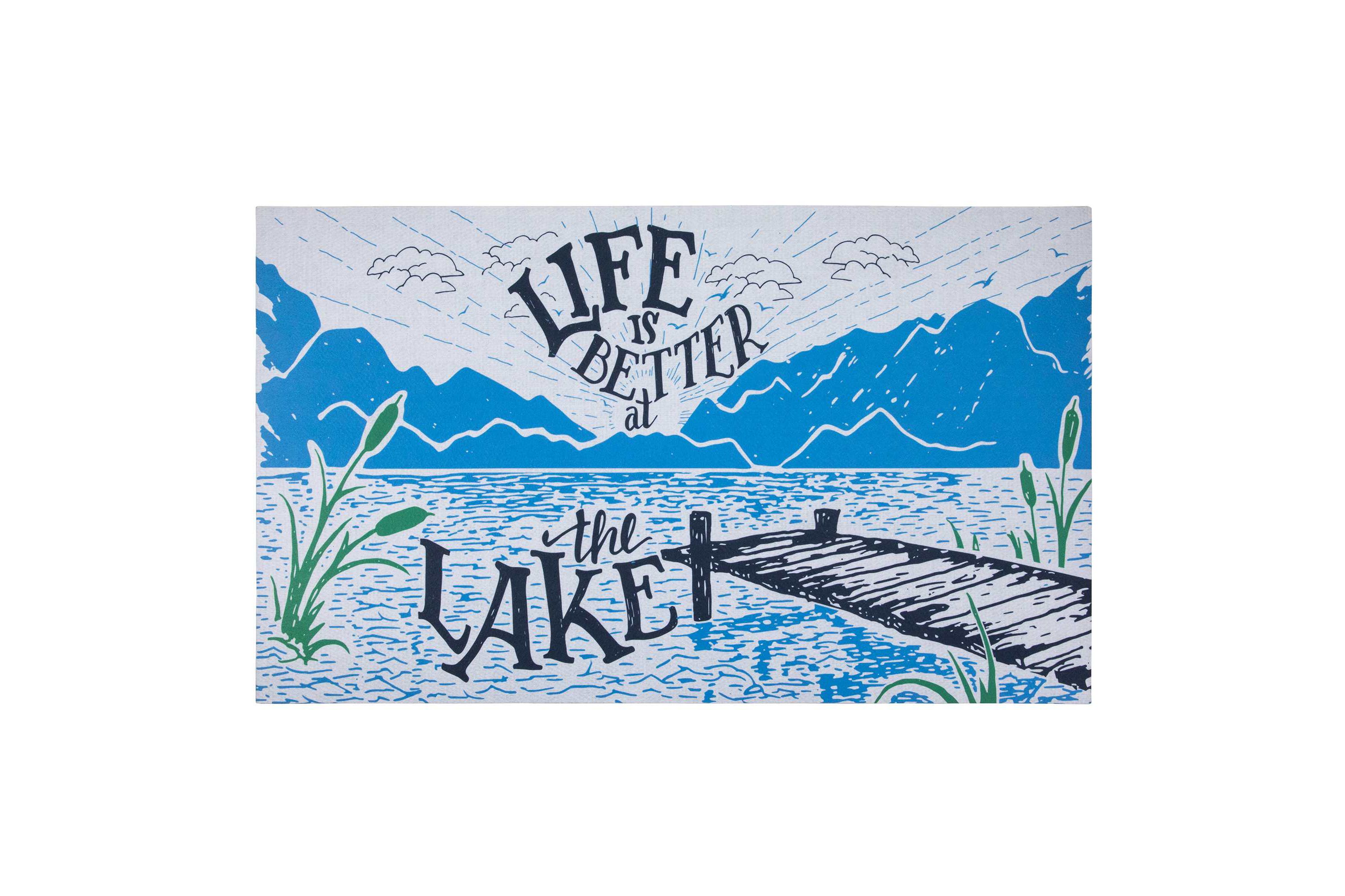 Life is Better at the Lake Doormat 18" x 30"