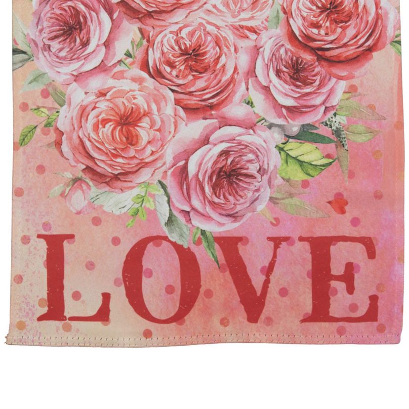 Love Rose Bouquet Outdoor Garden Flag 12.5" x 18"