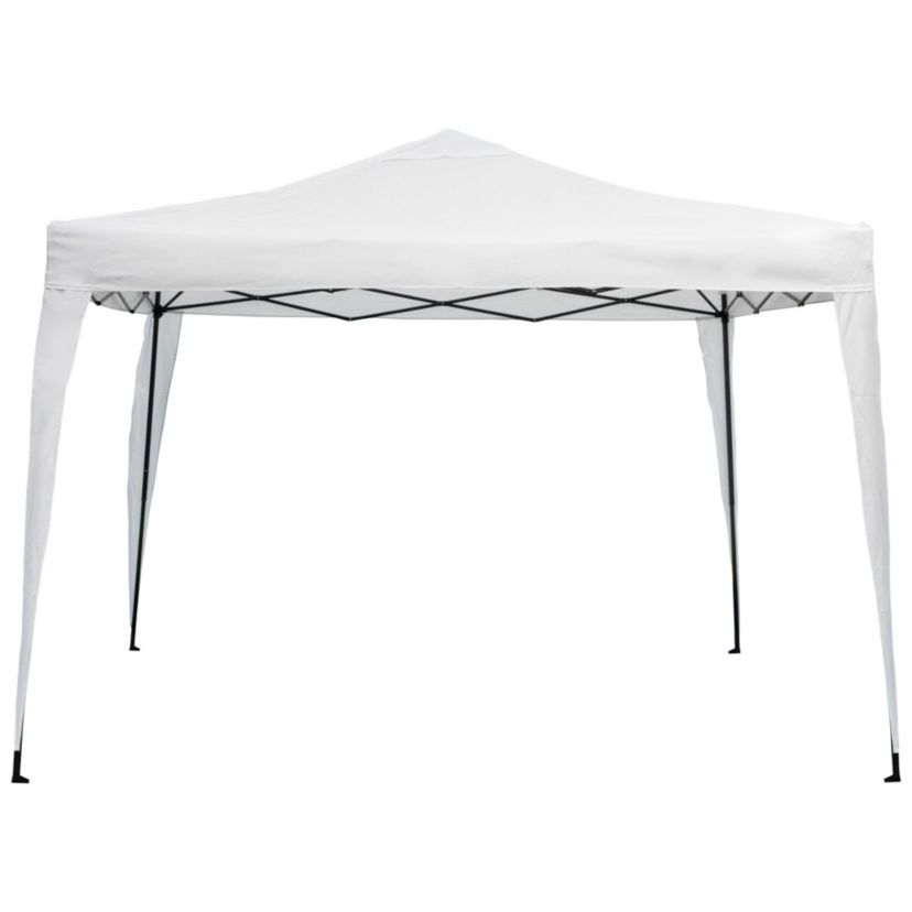 10 x 10 Off White Pop-Up Outdoor Canopy Gazebo