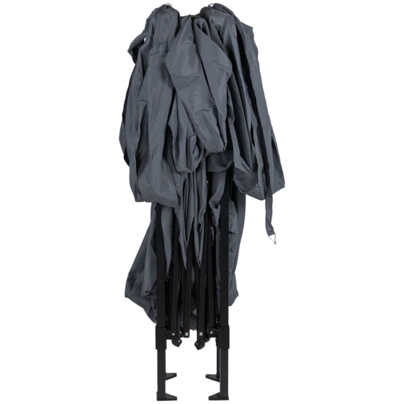 10 x 10 Charcoal Gray Pop-Up Outdoor Canopy Gazebo