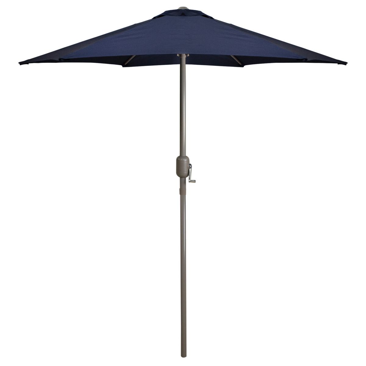 7.5ft Outdoor Patio Market Umbrella with Hand Crank  Midnight Blue