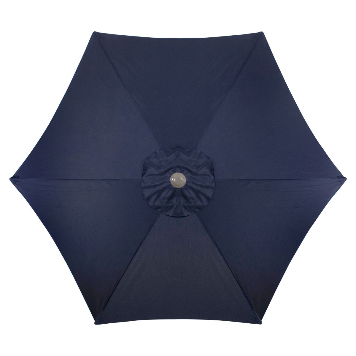 7.5ft Outdoor Patio Market Umbrella with Hand Crank  Midnight Blue