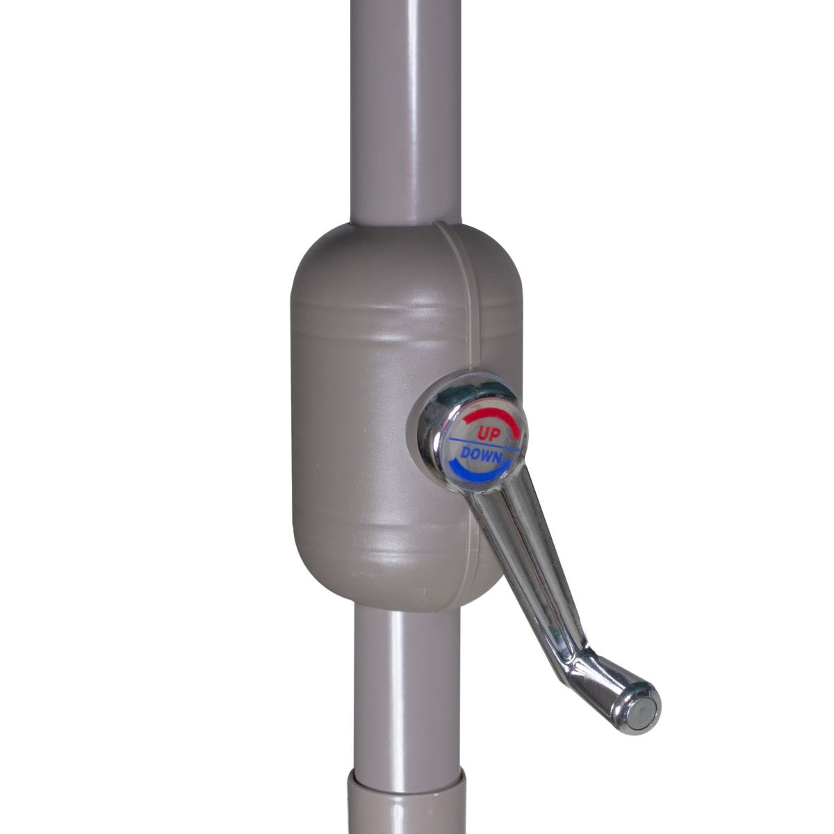 7.5ft Outdoor Patio Market Umbrella with Hand Crank  Midnight Blue