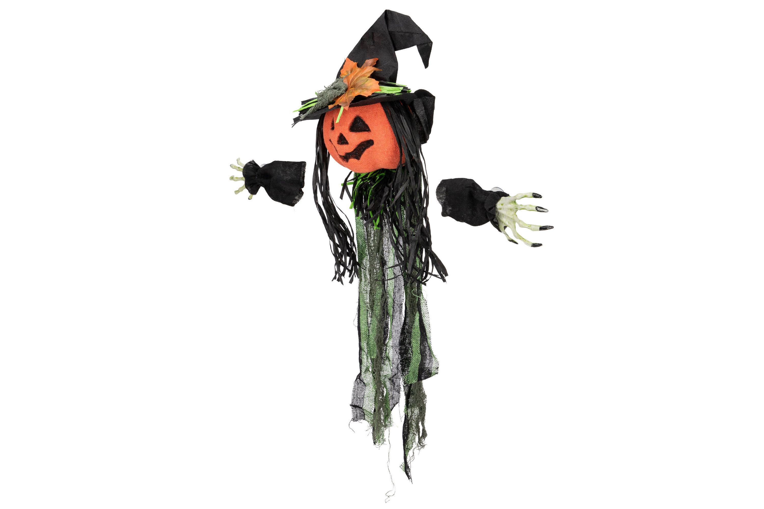 Creepy Jack-O-Lantern 3-D Halloween Window Decoration