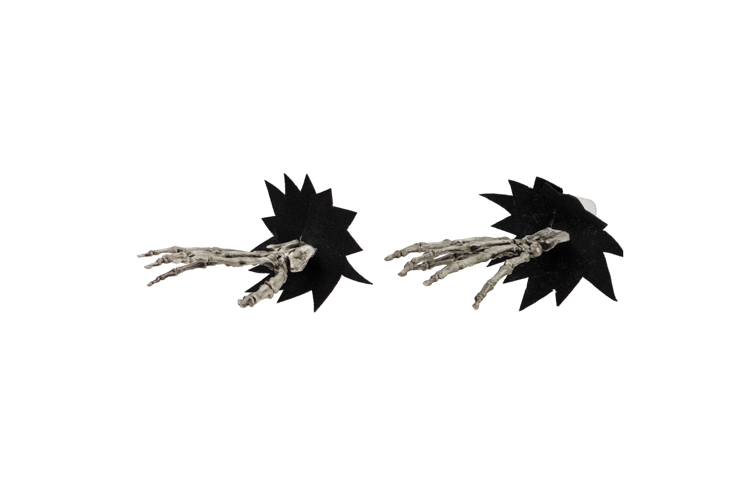 7" Skeleton Hands Halloween Window Decoration