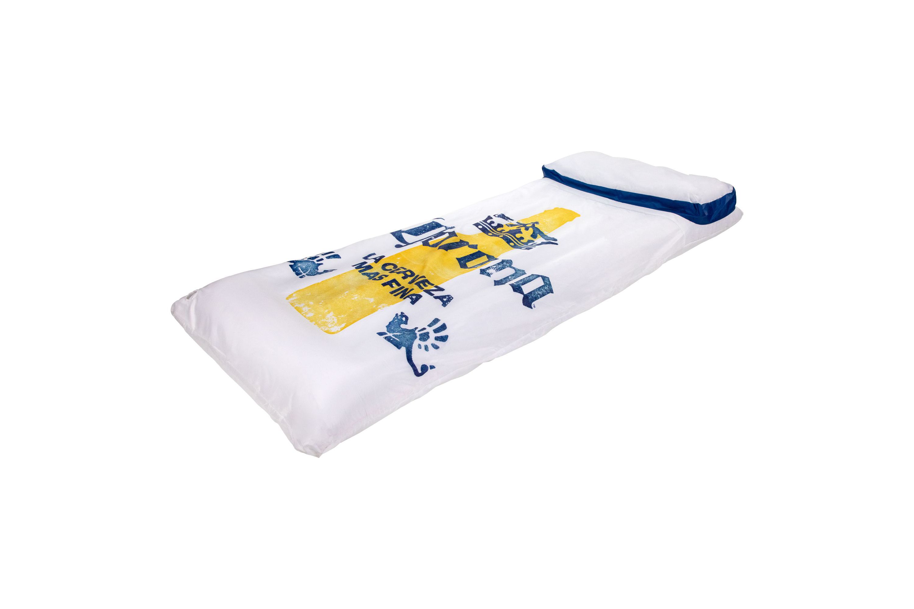 74.75" Fabric Covered Inflatable Corona Pool Lounge