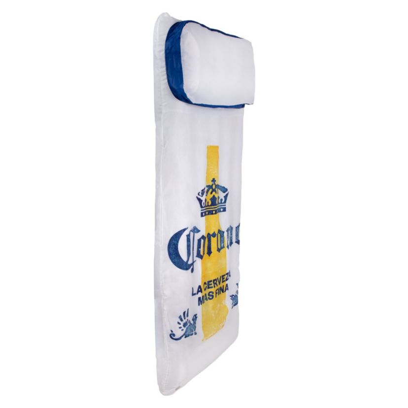 74.75" Fabric Covered Inflatable Corona Pool Lounge