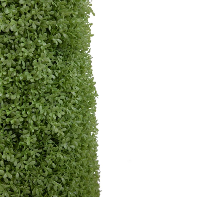 3 Artificial Boxwood Cone Topiary Tree with Round Pot  Unlit