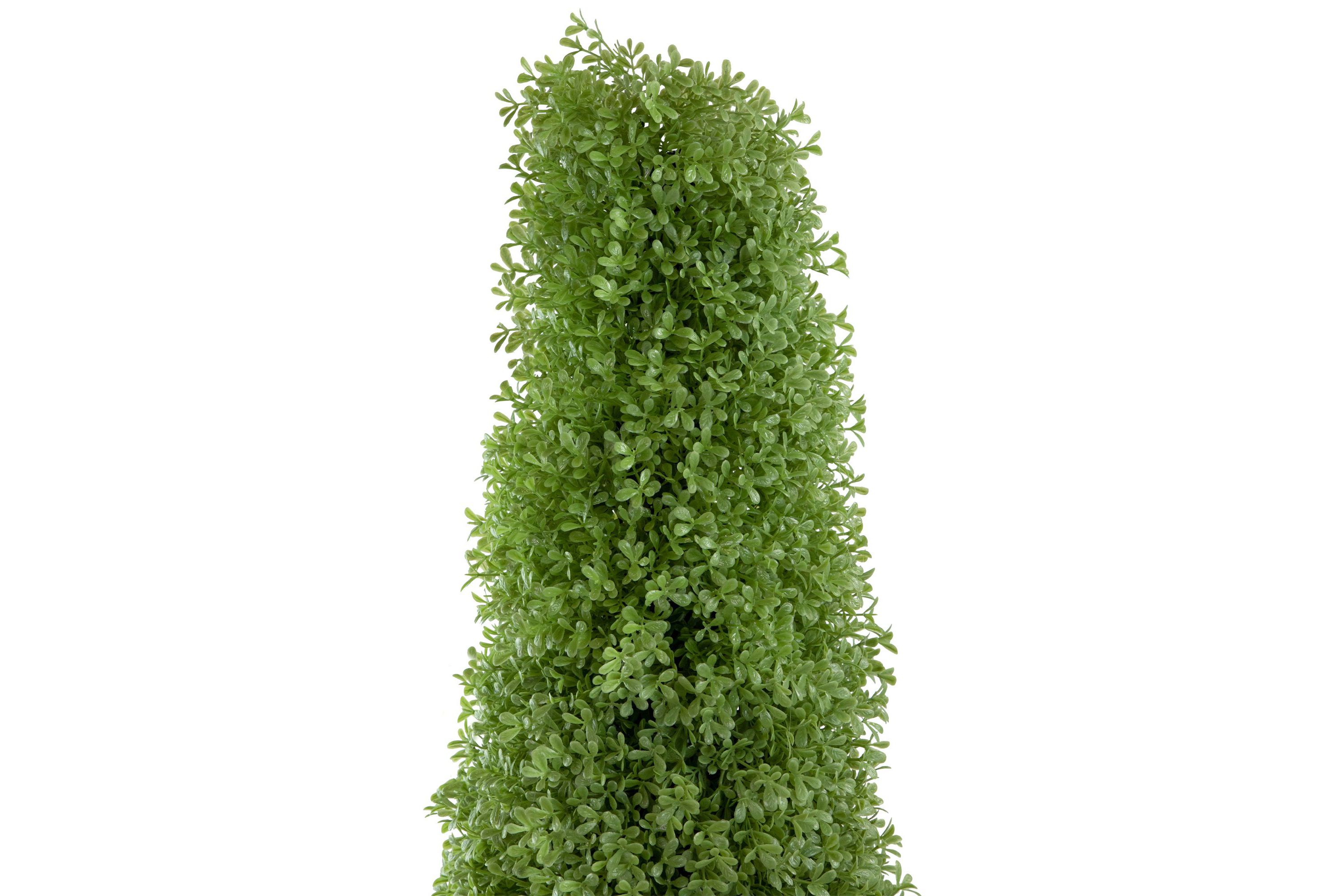 5 Artificial Boxwood Cone Topiary Tree with Round Pot  Unlit