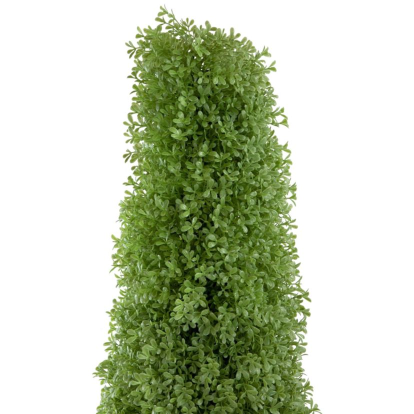 5 Artificial Boxwood Cone Topiary Tree with Round Pot  Unlit