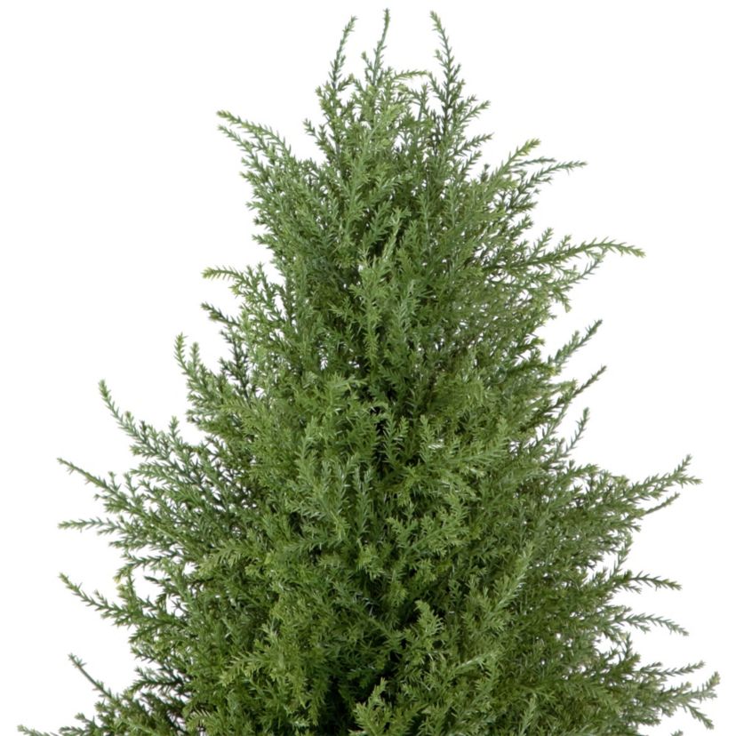Real Touch™ Artificial Cedar Pine Arborvitae Tree in Urn Style Pot  Unlit - 5