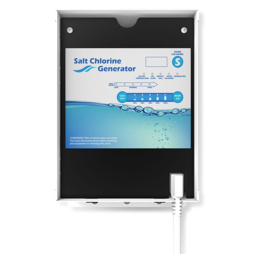 40000 Gallon Swimming Pool Salt Water Chlorine Generator System  13 Large Titanium Plates