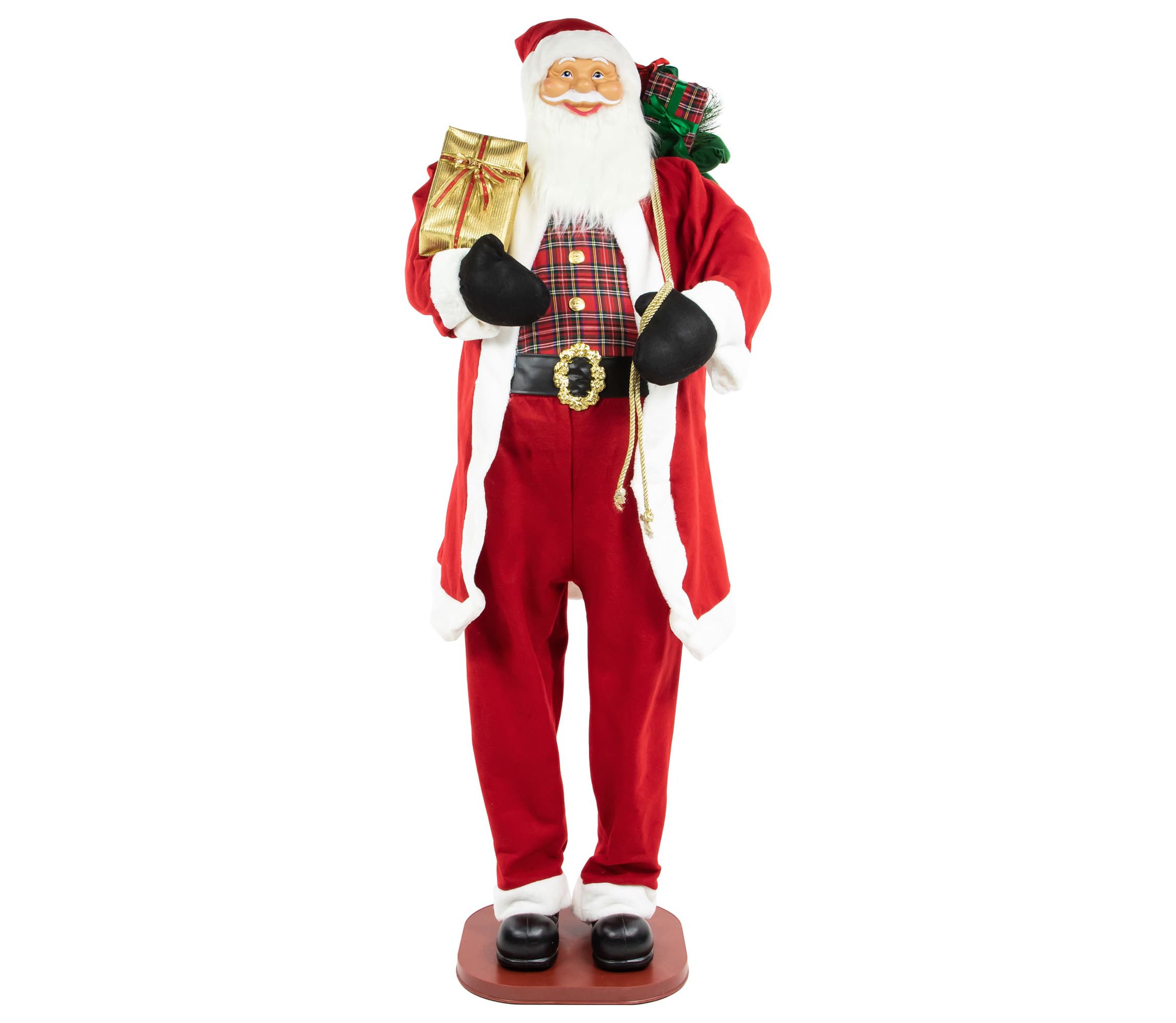 72inch Country Santa Claus Standing Christmas Figure