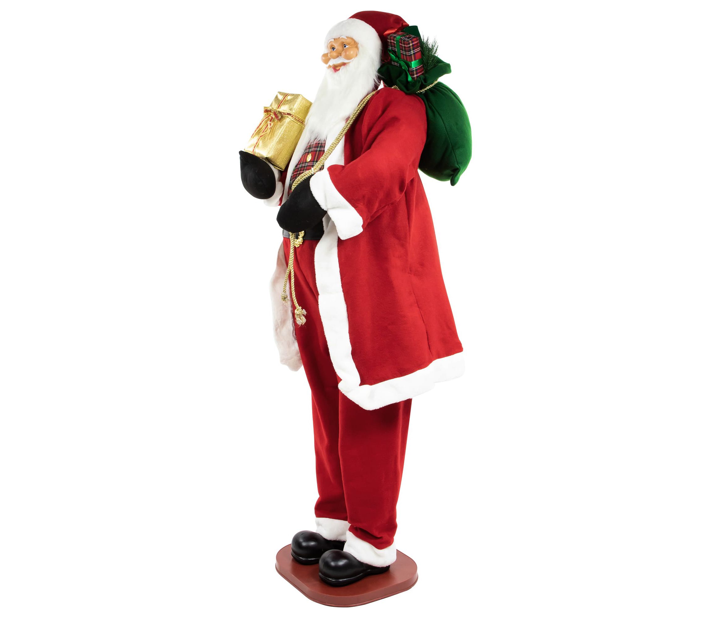 72inch Country Santa Claus Standing Christmas Figure