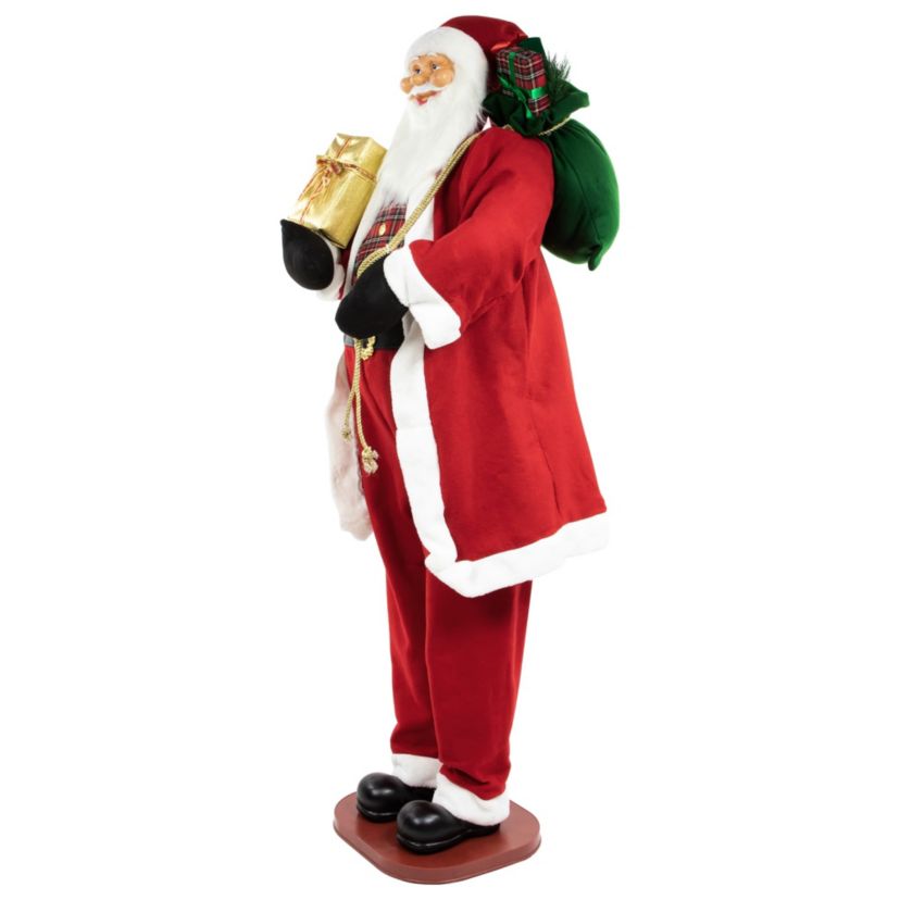 72inch Country Santa Claus Standing Christmas Figure