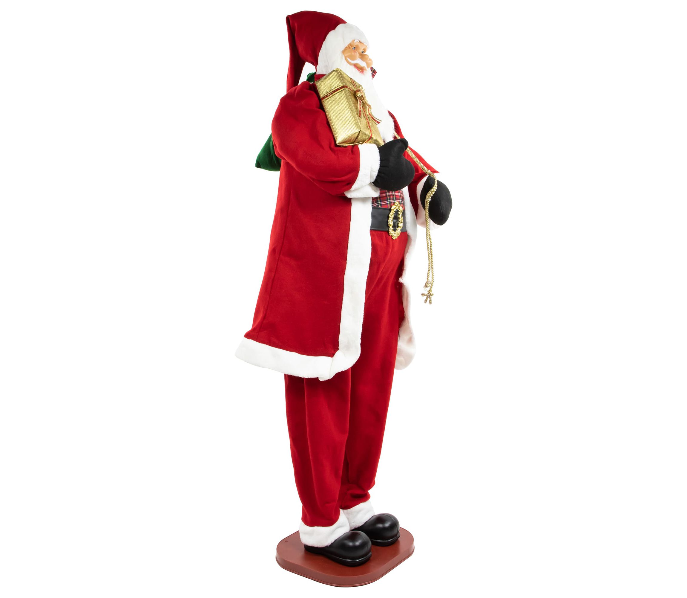 72inch Country Santa Claus Standing Christmas Figure