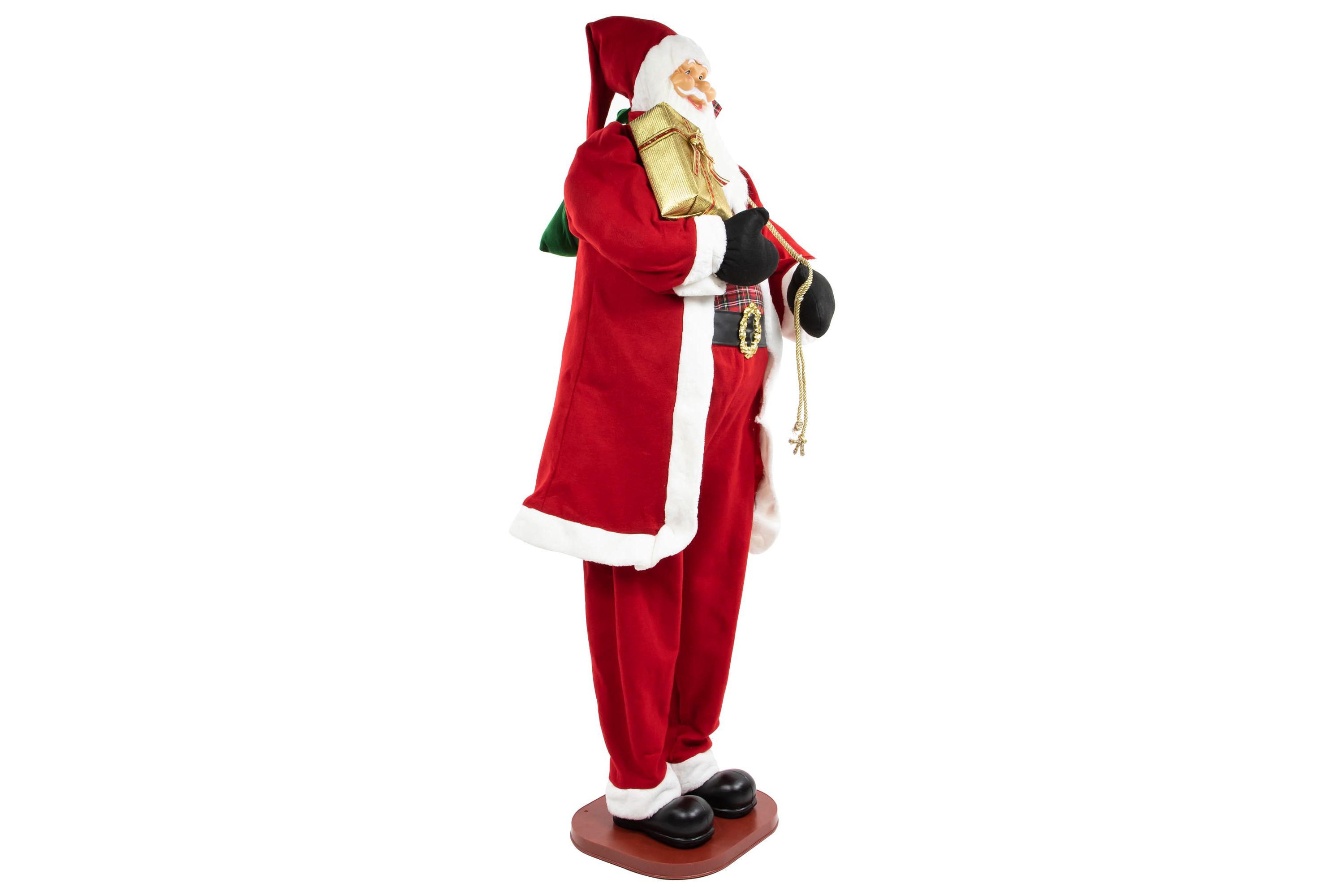72inch Country Santa Claus Standing Christmas Figure