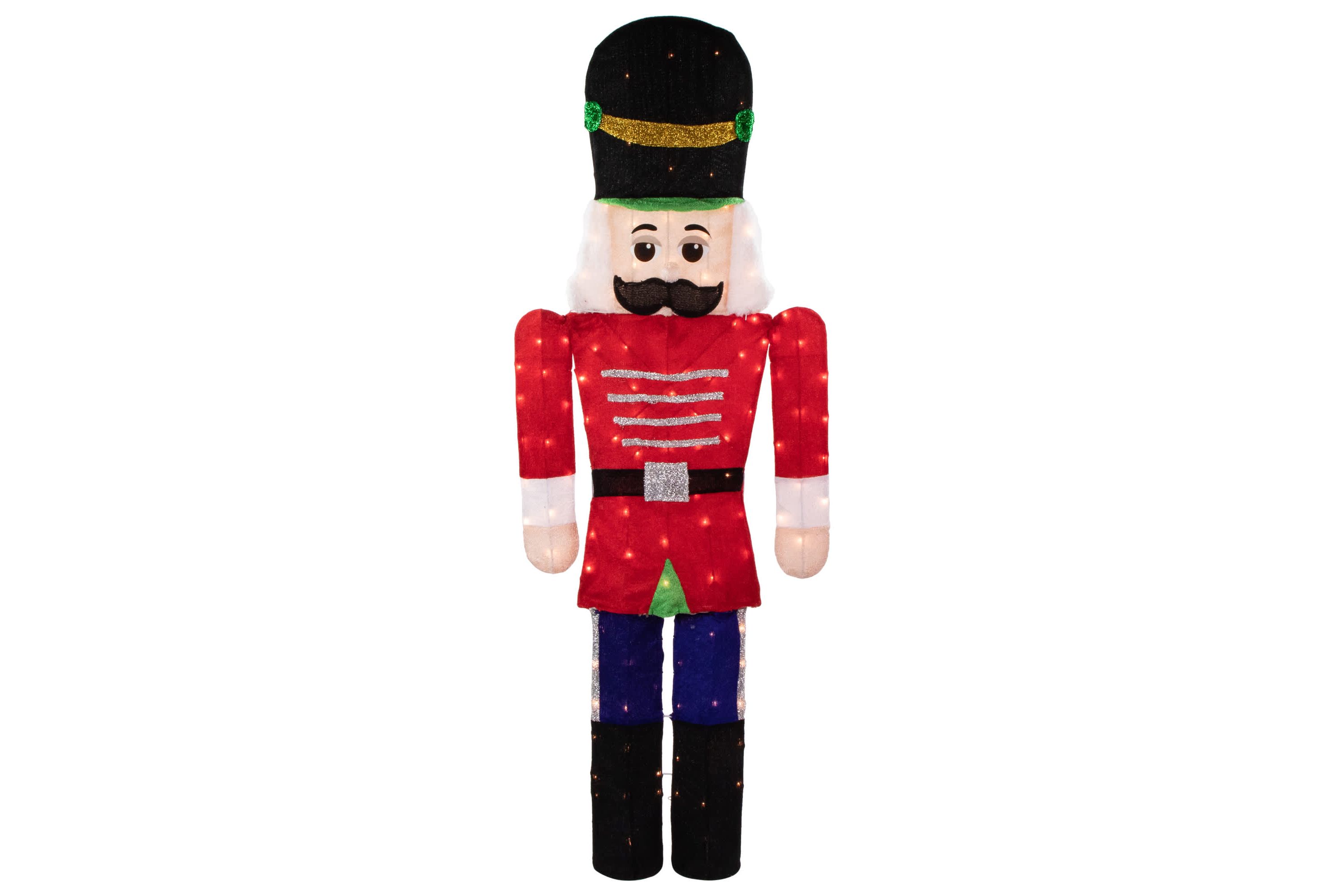 Lighted Toy Soldier Outdoor Christmas Decoration - 72" - Warm White