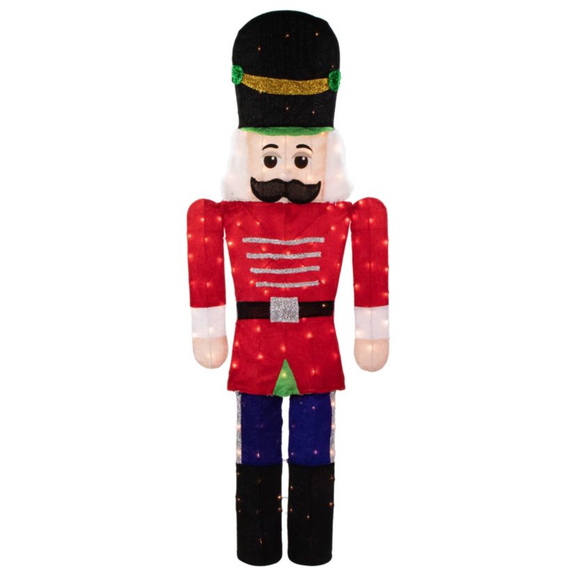 Lighted Toy Soldier Outdoor Christmas Decoration - 72" - Warm White