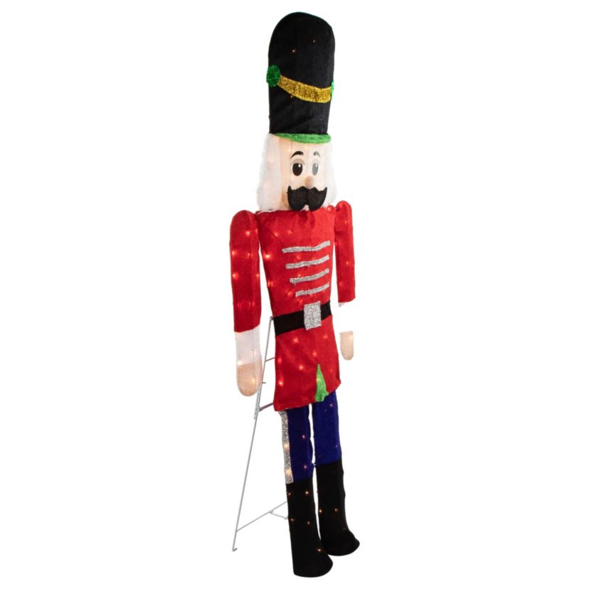 Lighted Toy Soldier Outdoor Christmas Decoration - 72" - Warm White