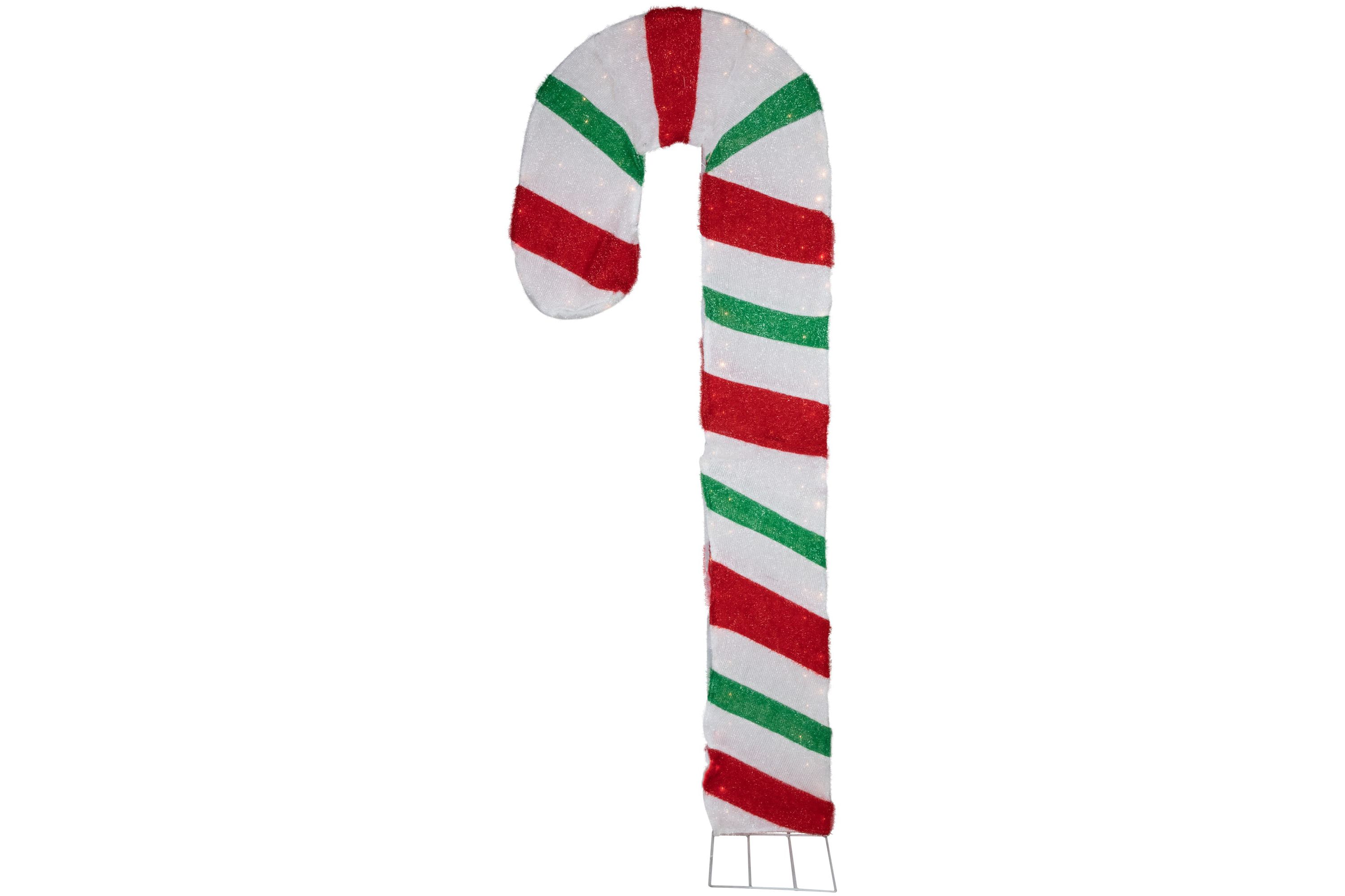 7ft Lighted Double Candy Cane Archway Outdoor Christmas Decoration