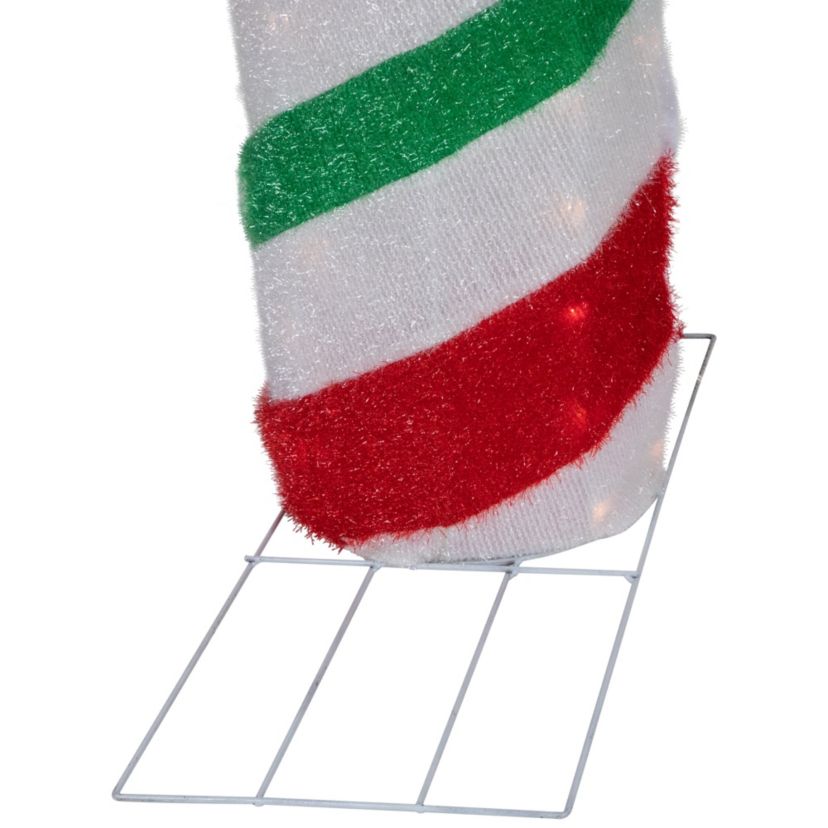 7ft Lighted Double Candy Cane Archway Outdoor Christmas Decoration