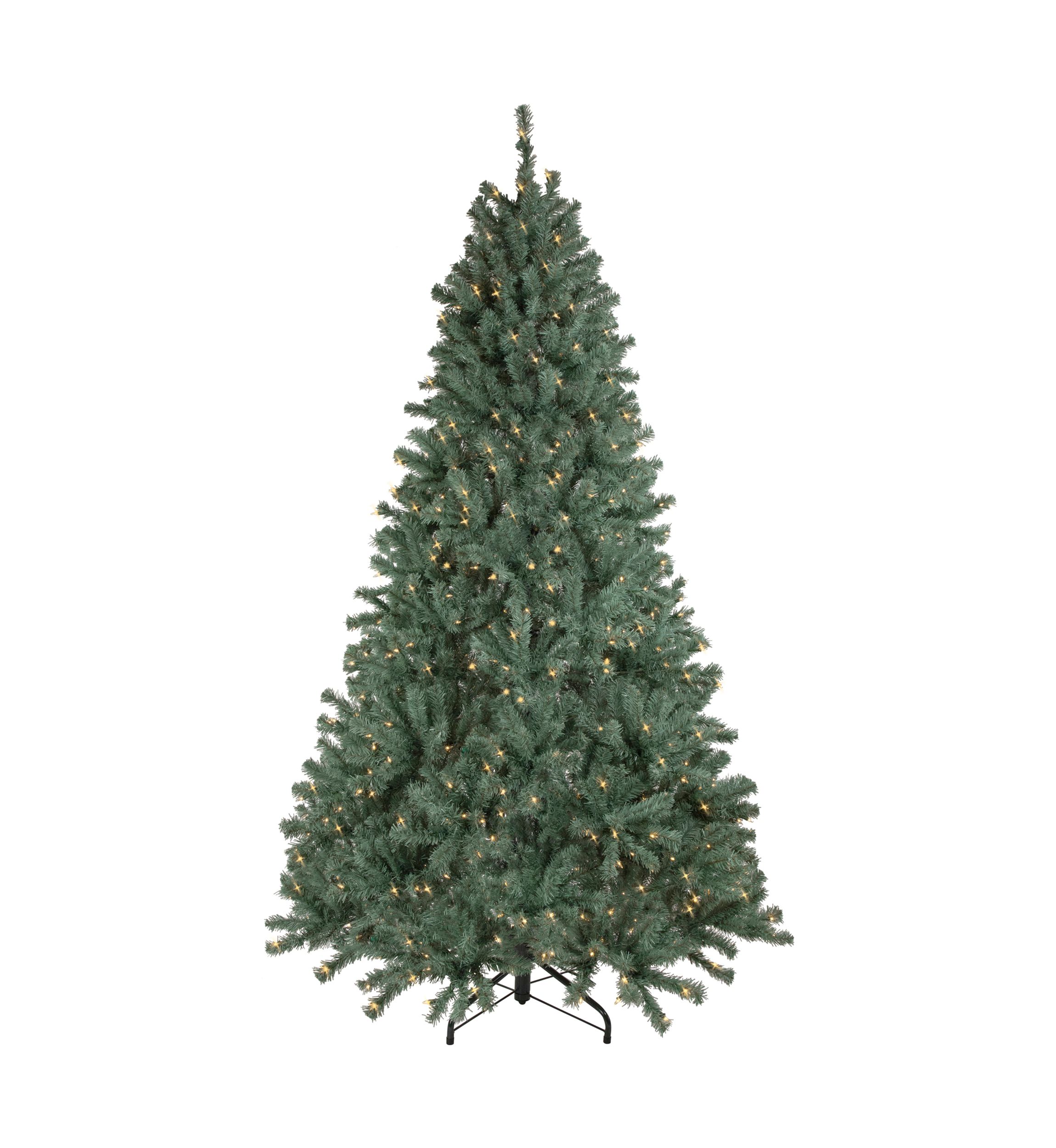 7.5 Pre-Lit Colorado Blue Spruce Artificial Christmas Tree  Clear Lights