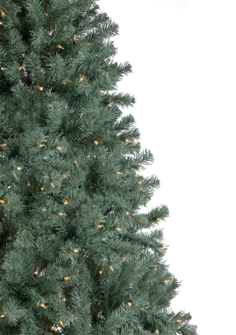 7.5 Pre-Lit Colorado Blue Spruce Artificial Christmas Tree  Clear Lights
