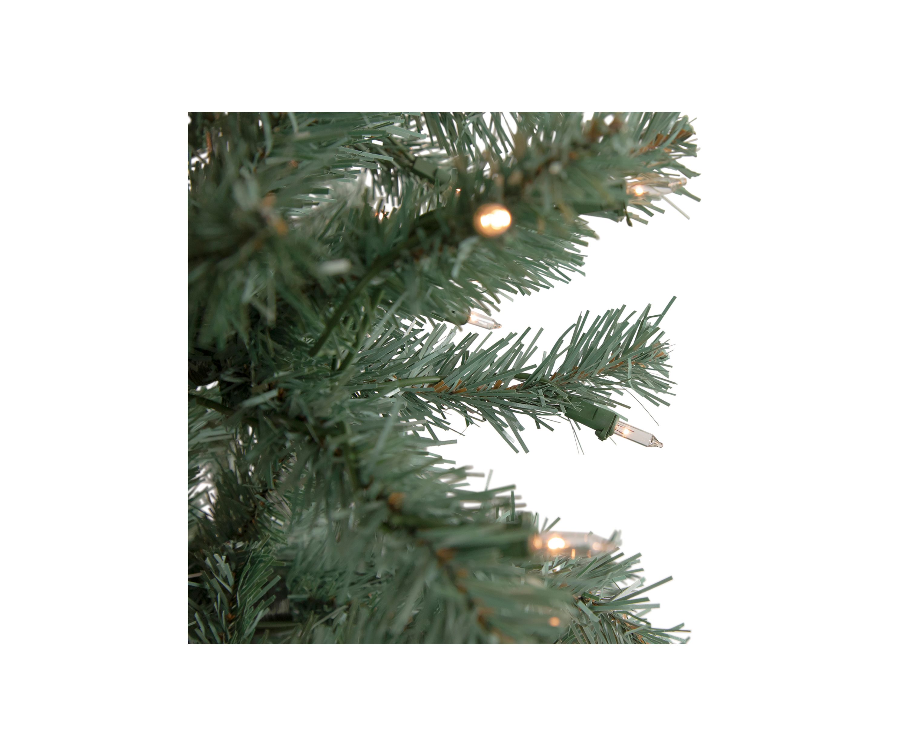 7.5 Pre-Lit Colorado Blue Spruce Artificial Christmas Tree  Clear Lights