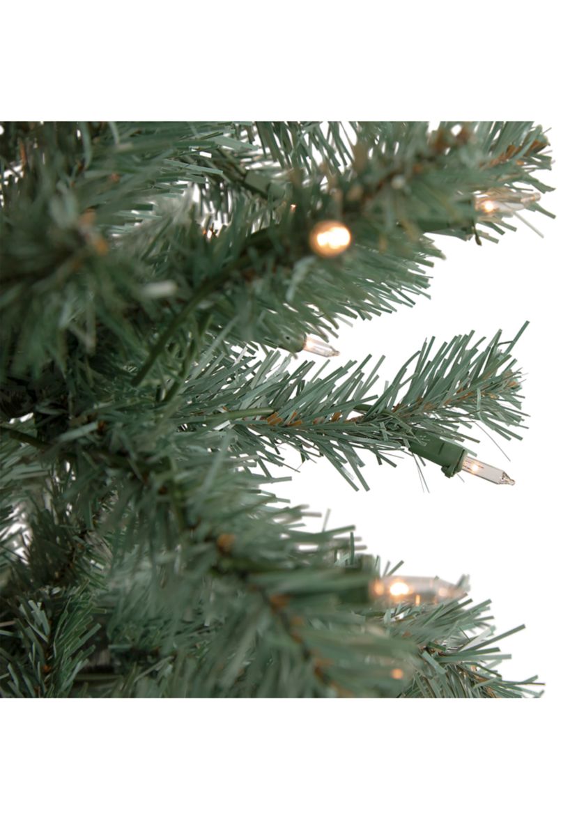 7.5 Pre-Lit Colorado Blue Spruce Artificial Christmas Tree  Clear Lights