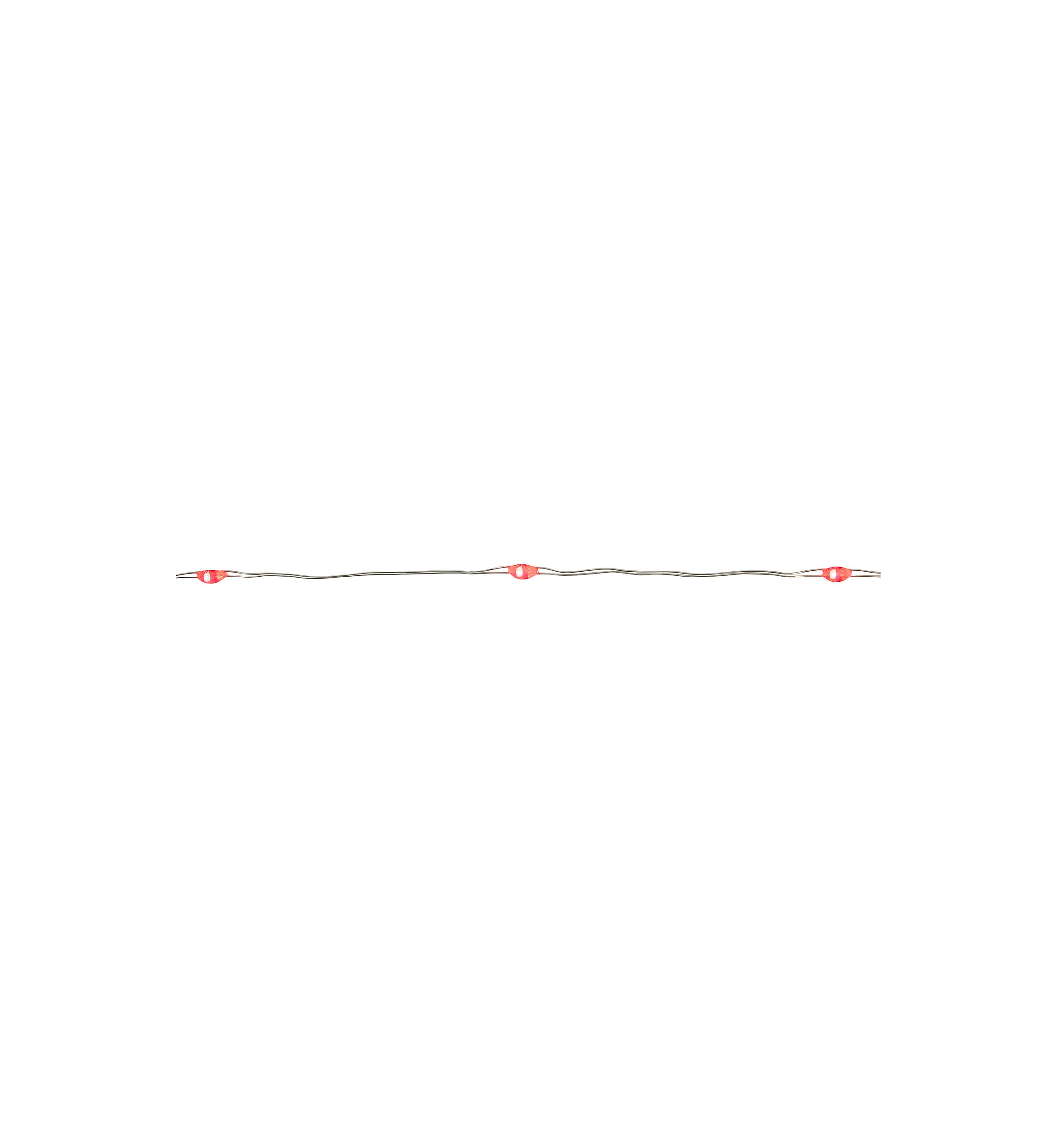100ct Red LED Micro Fairy Lights - 20ft  Copper Wire